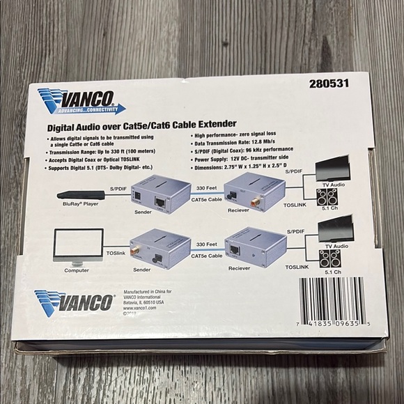 Vans Silver Digital Audio Cable Extender - Picture 6 of 6